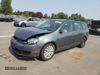 2010 Volkswagen Jetta SportWagen S with VIN 3VWMZ7AJ9AM633518, listed as a Copart auction lot 66412984 with 114,689 mi miles and Salvage Title. Bid and sale history available at carsss.com. Image 1.