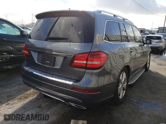 2019 Mercedes-Benz GLS with VIN 4JGDF6EE2KB220198, listed as a Copart auction lot 72709552 with 24,672 mi miles. Bid and sale history available at carsss.com. Image 3.
