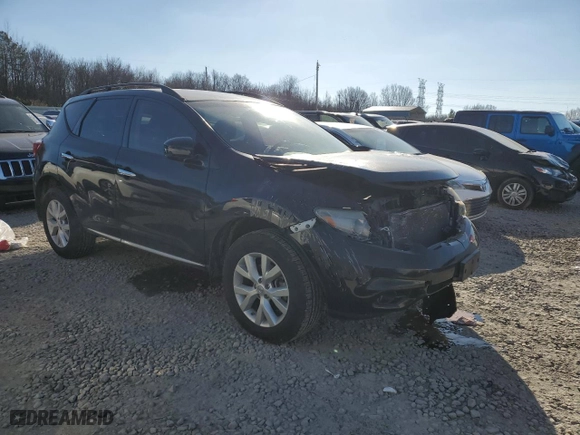 2014 Nissan Murano SL with VIN JN8AZ1MU3EW410751, listed as a Copart auction lot 89142495 with 174,344 mi miles and Salvage Title. Bid and sale history available at carsss.com. Image 4.