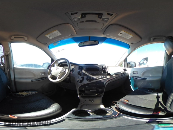 2012 Toyota Sienna SE with VIN 5TDXK3DC9CS179896, listed as a IAAI auction lot 41672616 with 216,638 mi miles. Bid and sale history available at carsss.com. Image 18.
