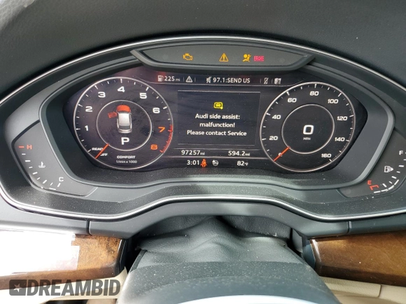 2019 Audi Q5 Prestige z VIN WA1CNAFY9K2128403, wystawiony jako Copart lot #58505195 z przebiegiem 97 257 mil mil oraz Szkoda całkowita • Salvage title. Historia ofert i sprzedaży dostępna na DreamBid. Obrazek 9.
