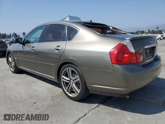 2006 Infiniti M Sport z VIN JNKBY01E26M207095, wystawiony jako Copart lot #58863805 z przebiegiem 97 945 mil mil oraz Szkoda całkowita • Salvage title. Historia ofert i sprzedaży dostępna na DreamBid. Obrazek 2.