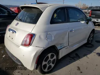 2015 FIAT 500e with VIN 3C3CFFGE1FT721413, listed as a Copart auction lot 43173475 with 41,150 mi miles and Salvage Title. Bid and sale history available at carsss.com. Image 3.