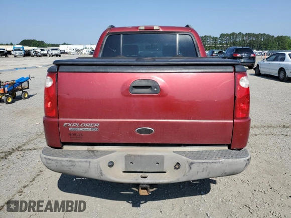2003 Ford Explorer Sport Trac XLS with VIN 1FMZU67E13UA09380, listed as a Copart auction lot 57090195 with 223,654 mi miles and Salvage title. Bid and sale history available at DreamBid. Image 6.