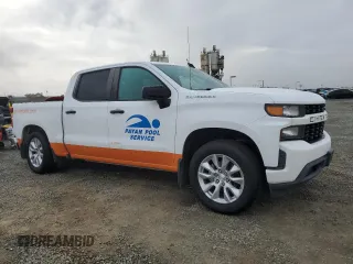 2022 Chevrolet Silverado 1500 Custom with VIN 3GCPWBEK9NG173246, listed as a Copart auction lot 49134355 with 66,452 mi miles and Salvage Title. Bid and sale history available at DreamBid. Image 4.