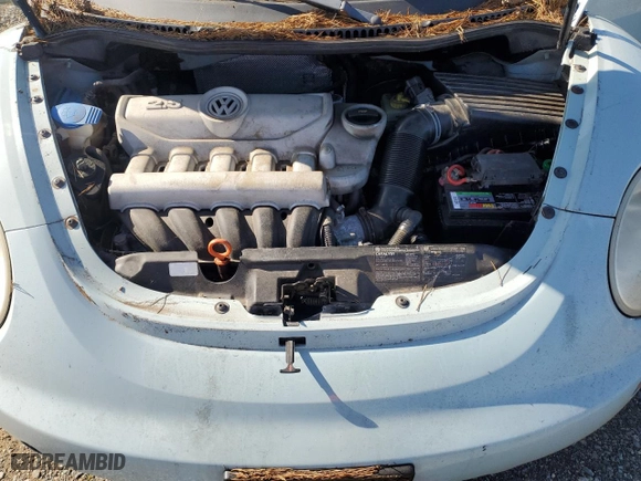 2006 Volkswagen New Beetle Convertible with VIN 3VWRF31Y76M320169, listed as a Copart auction lot 51388145 with 130,912 mi miles and Salvage Title. Bid and sale history available at carsss.com. Image 13.