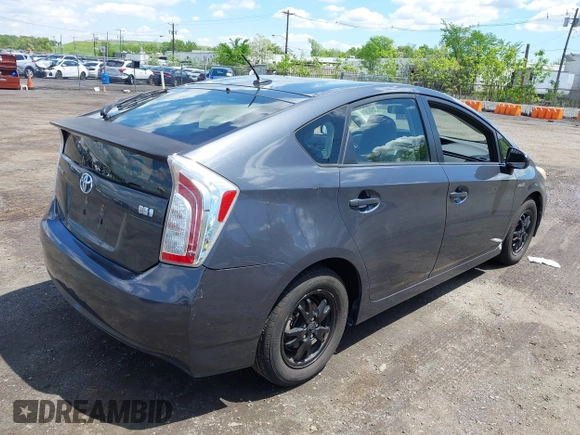 2013 Toyota Prius One with VIN JTDKN3DU2D1695784, listed as a IAAI auction lot 42212612 with 138,993 mi miles and . Bid and sale history available at DreamBid. Image 4.