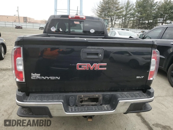 2016 GMC Canyon 4WD SLT with VIN 1GTP6DE18G1378822, listed as a Copart auction lot 47275515 with 111,588 mi miles and Clean Title. Bid and sale history available at carsss.com. Image 6.