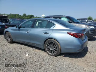 2019 Infiniti Q50 Luxe with VIN JN1EV7APXKM518952, listed as a Copart auction lot 59468095 with 42,344 mi miles and Salvage title. Bid and sale history available at DreamBid. Image 2.