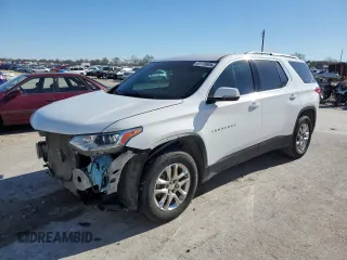 2020 Chevrolet Traverse LT Cloth with VIN 1GNERGKW7LJ216472, listed as a Copart auction lot 81179804 with 99,449 mi miles and Salvage Title. Bid and sale history available at carsss.com. Image 1.