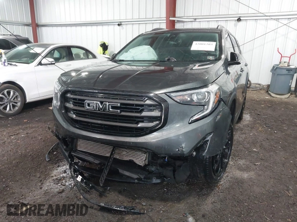 2020 GMC Terrain SLT with VIN 3GKALVEV5LL198938, listed as a IAAI auction lot 42001203 with 67,289 mi miles. Bid and sale history available at carsss.com. Image 6.