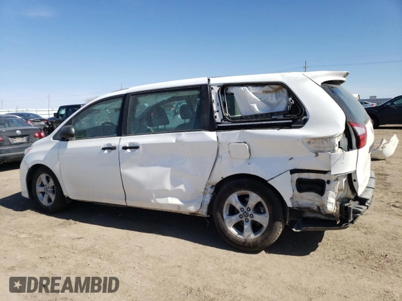 2018 Toyota Sienna L with VIN 5TDZZ3DC9JS929475, listed as a Copart auction lot 48541515 with 214,337 mi miles and Salvage Title. Bid and sale history available at DreamBid. Image 2.