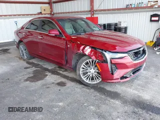 2022 Cadillac CT4 Premium Luxury z VIN 1G6DF5RK1N0117257, wystawiony jako IAAI lot #41782153 z przebiegiem 72 109 mil mil oraz . Historia ofert i sprzedaży dostępna na DreamBid. Obrazek 1.
