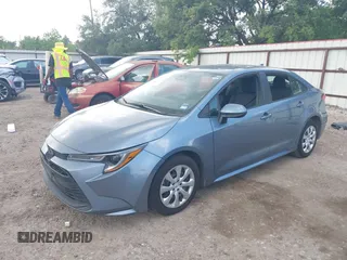 2024 Toyota Corolla LE with VIN 5YFB4MDE5RP155446, listed as a IAAI auction lot 42096593 with 28,953 mi miles. Bid and sale history available at carsss.com. Image 2.