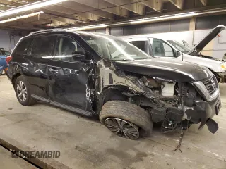2020 Nissan Pathfinder S with VIN 5N1DR2AM8LC634093, listed as a Copart auction lot 47891365 with 76,291 mi miles and Salvage title. Bid and sale history available at DreamBid. Image 4.