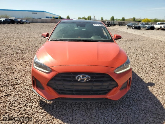 2019 Hyundai Veloster 2.0 with VIN KMHTG6AF6KU019061, listed as a Copart auction lot 51016785 with 51,527 mi miles and Clean Title. Bid and sale history available at carsss.com. Image 5.