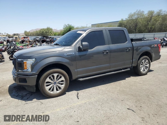 2018 Ford F-150 XL with VIN 1FTEW1CG6JKF80184, listed as a Copart auction lot 62591095 with 60,929 mi miles and Salvage title. Bid and sale history available at DreamBid. Image 1.