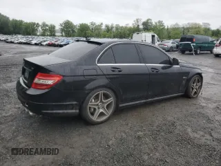 2009 Mercedes-Benz C 63 AMG with VIN WDDGF77X89F299732, listed as a Copart auction lot 57560915 with 116,839 mi miles and Salvage title. Bid and sale history available at DreamBid. Image 3.