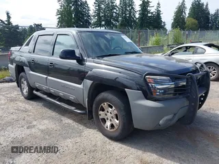 2002 Chevrolet Avalanche with VIN 3GNEK13T62G128244, listed as a IAAI auction lot 42720476 with 217,914 mi miles and . Bid and sale history available at DreamBid. Image 1.