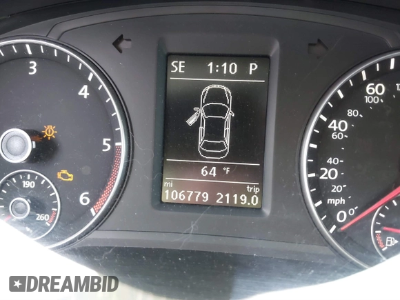 2014 Volkswagen Passat SEL Premium z VIN 1VWCN7A34EC091762, wystawiony jako IAAI lot #41769129 z przebiegiem 106 779 mil mil oraz . Historia ofert i sprzedaży dostępna na DreamBid. Obrazek 15.