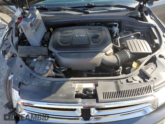 2018 Dodge Durango SXT z VIN 1C4RDJAG4JC489483, wystawiony jako Copart lot #54107105 z przebiegiem 92 676 mil mil oraz Szkoda całkowita • Salvage title. Historia ofert i sprzedaży dostępna na DreamBid. Obrazek 12.