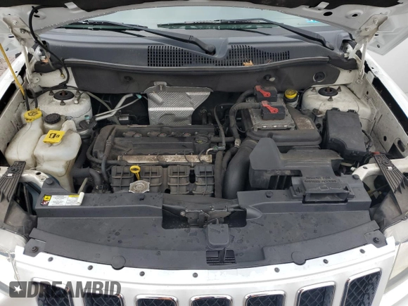 2013 Jeep Compass Sport with VIN 1C4NJCBA2DD102375, listed as a Copart auction lot 51595225 with 92,398 mi miles and Salvage Title. Bid and sale history available at carsss.com. Image 12.
