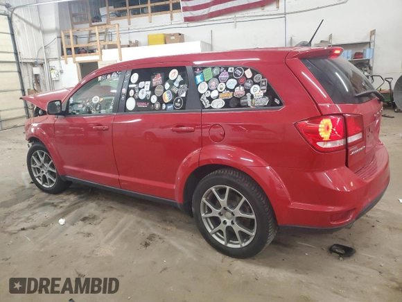 2016 Dodge Journey R/T with VIN 3C4PDCEG1GT172173, listed as a Copart auction lot 59666825 with 152,700 mi miles and Salvage title. Bid and sale history available at DreamBid. Image 2.