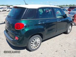 2014 FIAT 500L Easy with VIN ZFBCFABH1EZ001958, listed as a IAAI auction lot 42220010 with 62,450 mi miles and . Bid and sale history available at DreamBid. Image 4.