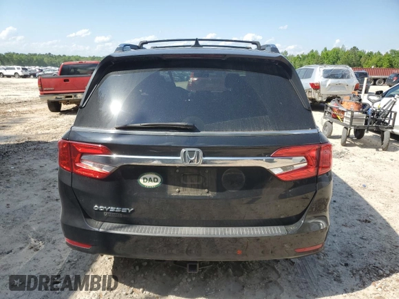 2019 Honda Odyssey EX-L with VIN 5FNRL6H73KB103467, listed as a Copart auction lot 52604005 with 101,892 mi miles and Salvage Title. Bid and sale history available at DreamBid. Image 6.