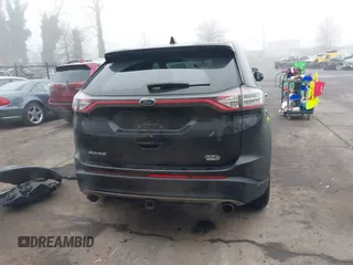 2015 Ford Edge SEL with VIN 2FMTK4J93FBC24166, listed as a IAAI auction lot 41322955 with 91,362 mi miles. Bid and sale history available at carsss.com. Image 17.