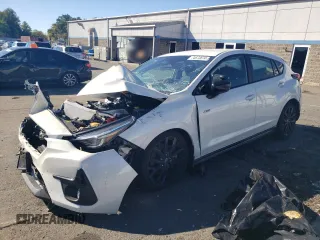 2024 Subaru Impreza RS with VIN JF1GUHHC3R8292165, listed as a Copart auction lot 74673674 with 5,754 mi miles and Salvage Title. Bid and sale history available at carsss.com. Image 1.