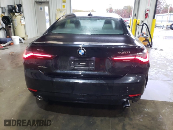 2022 BMW 4 Series 430i xDrive with VIN WBA73AP08NCJ13232, listed as a Copart auction lot 76399214 with 32,734 mi miles and Salvage Title. Bid and sale history available at DreamBid. Image 6.