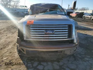 2011 Ford F-150 Lariat with VIN 1FTFW1E66BFC04734, listed as a Copart auction lot 89369565 with 0 mi miles and Salvage Title. Bid and sale history available at carsss.com. Image 5.