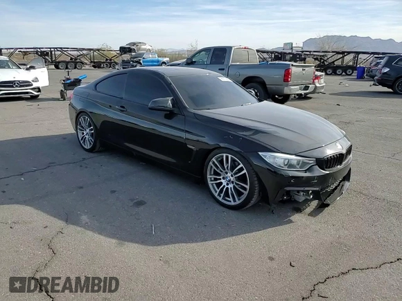 2014 BMW 4 Series 428i with VIN WBA3N7C50EF719927, listed as a Copart auction lot 86313054 with 123,727 mi miles and Salvage Title. Bid and sale history available at DreamBid. Image 11.