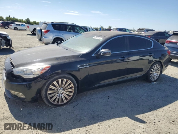 2015 Kia K900 Premium z VIN KNALU4D48F6025639, wystawiony jako Copart lot #60938575 z przebiegiem 136 772 mil mil oraz Szkoda całkowita • Salvage title. Historia ofert i sprzedaży dostępna na DreamBid. Obrazek 1.