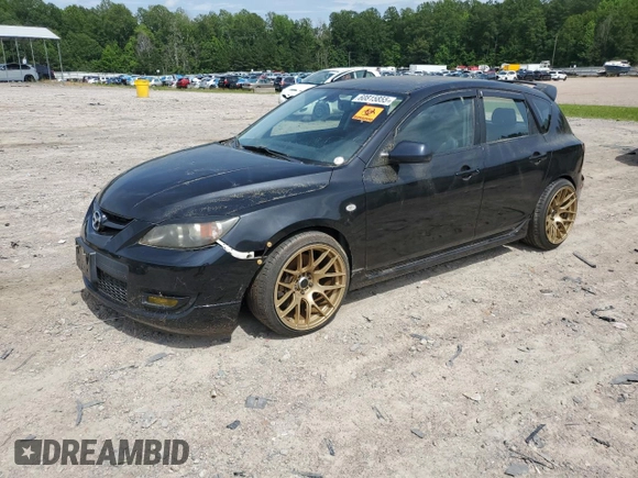 2007 Mazda 3 Mazdaspeed3 Sport z VIN JM1BK34L771720604, wystawiony jako Copart lot #60815855 z przebiegiem 109 136 mil mil oraz Czysty tytuł • Clean title. Historia ofert i sprzedaży dostępna na DreamBid. Obrazek 1.
