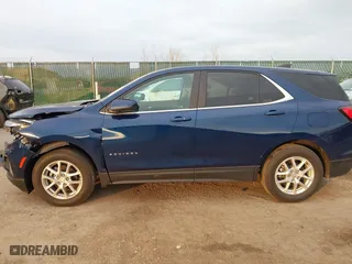 2022 Chevrolet Equinox LT with VIN 3GNAXUEVXNL231534, listed as a IAAI auction lot 40765944 with 22,403 mi miles. Bid and sale history available at carsss.com. Image 14.