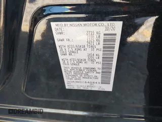 2020 Nissan Pathfinder SV z VIN 5N1DR2BN1LC640843, wystawiony jako IAAI lot #42165568 z przebiegiem 53 997 mil mil oraz . Historia ofert i sprzedaży dostępna na DreamBid. Obrazek 9.