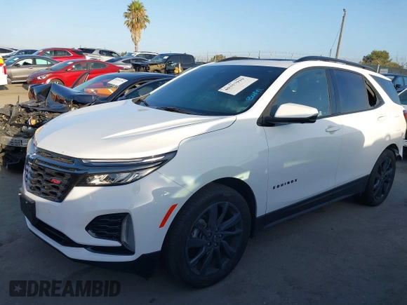 2023 Chevrolet Equinox RS z VIN 3GNAXMEG5PS145669, wystawiony jako IAAI lot #40357919 z przebiegiem 42 682 mil mil oraz . Historia ofert i sprzedaży dostępna na DreamBid. Obrazek 2.