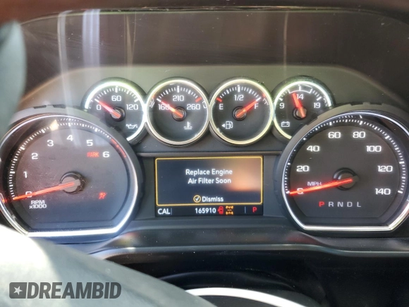 2020 Chevrolet Silverado 3500HD LT with VIN 1GC4YTE75LF205106, listed as a Copart auction lot 48695845 with 165,910 mi miles and Salvage Title. Bid and sale history available at carsss.com. Image 9.