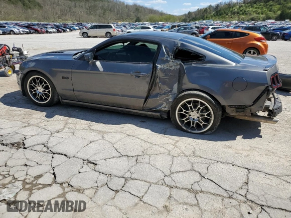 2013 Ford Mustang GT with VIN 1ZVBP8CF5D5232330, listed as a Copart auction lot 53257485 with 147,556 mi miles and Salvage title. Bid and sale history available at DreamBid. Image 2.