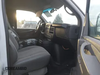 2014 Chevrolet Express Cargo Van with VIN 1GCWGFCA7E1150041, listed as a IAAI auction lot 41387426 with 185,480 mi miles. Bid and sale history available at carsss.com. Image 5.