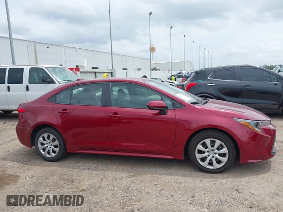 2025 Toyota Corolla LE with VIN 5YFB4MDE6SP256565, listed as a IAAI auction lot 42131314 with 4,091 mi miles. Bid and sale history available at carsss.com. Image 13.