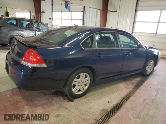 2012 Chevrolet Impala LT Retail with VIN 2G1WB5E30C1202990, listed as a Copart auction lot 55110425 with 28,455 mi miles and Salvage Title. Bid and sale history available at DreamBid. Image 3.