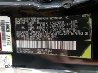 2014 Toyota Sienna L with VIN 5TDZK3DC6ES470318, listed as a Copart auction lot 45523325 with 175,316 mi miles and Salvage Title. Bid and sale history available at carsss.com. Image 14.