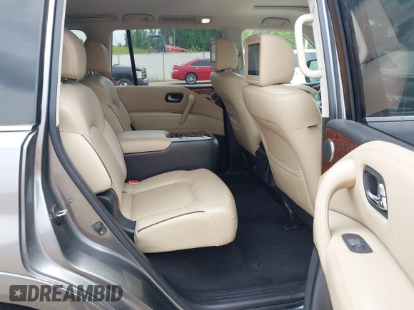 2019 Nissan Armada Platinum z VIN JN8AY2NF3K9351025, wystawiony jako IAAI lot #42270227 z przebiegiem 105 621 mil mil oraz . Historia ofert i sprzedaży dostępna na DreamBid. Obrazek 8.