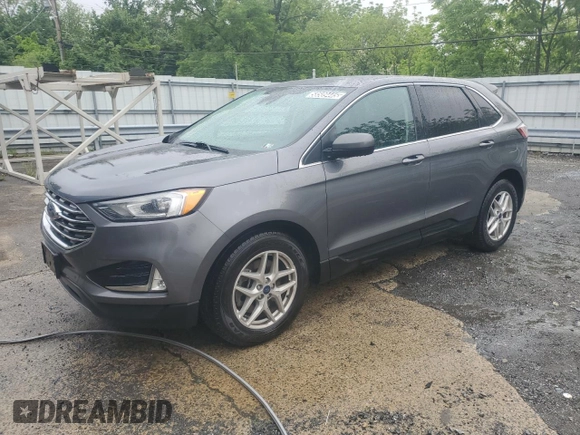 2021 Ford Edge SEL z VIN 2FMPK3J98MBA50555, wystawiony jako Copart lot #58509445 z przebiegiem 114 188 mil mil oraz Czysty tytuł • Clean title. Historia ofert i sprzedaży dostępna na DreamBid. Obrazek 1.