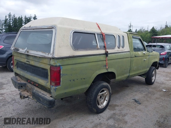 1985 Ford Ranger with VIN 1FTCR11S0FUC16358, listed as a IAAI auction lot 42699368 with 83,597 mi miles and . Bid and sale history available at DreamBid. Image 4.