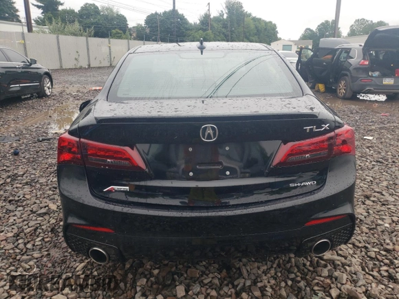 2020 Acura TLX w/A-Spec Pkg with VIN 19UUB3F69LA003178, listed as a Copart auction lot 66671384 with 37,812 mi miles and Salvage Title. Bid and sale history available at carsss.com. Image 6.
