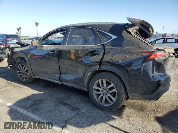 2016 Lexus NX 200t with VIN JTJYARBZ9G2023191, listed as a Copart auction lot 56721165 with 104,417 mi miles and Salvage title. Bid and sale history available at DreamBid. Image 2.